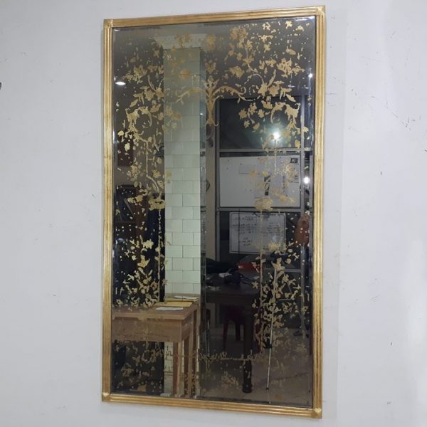 Seratjati Antique églomisé Mirror Gold leaf Model
